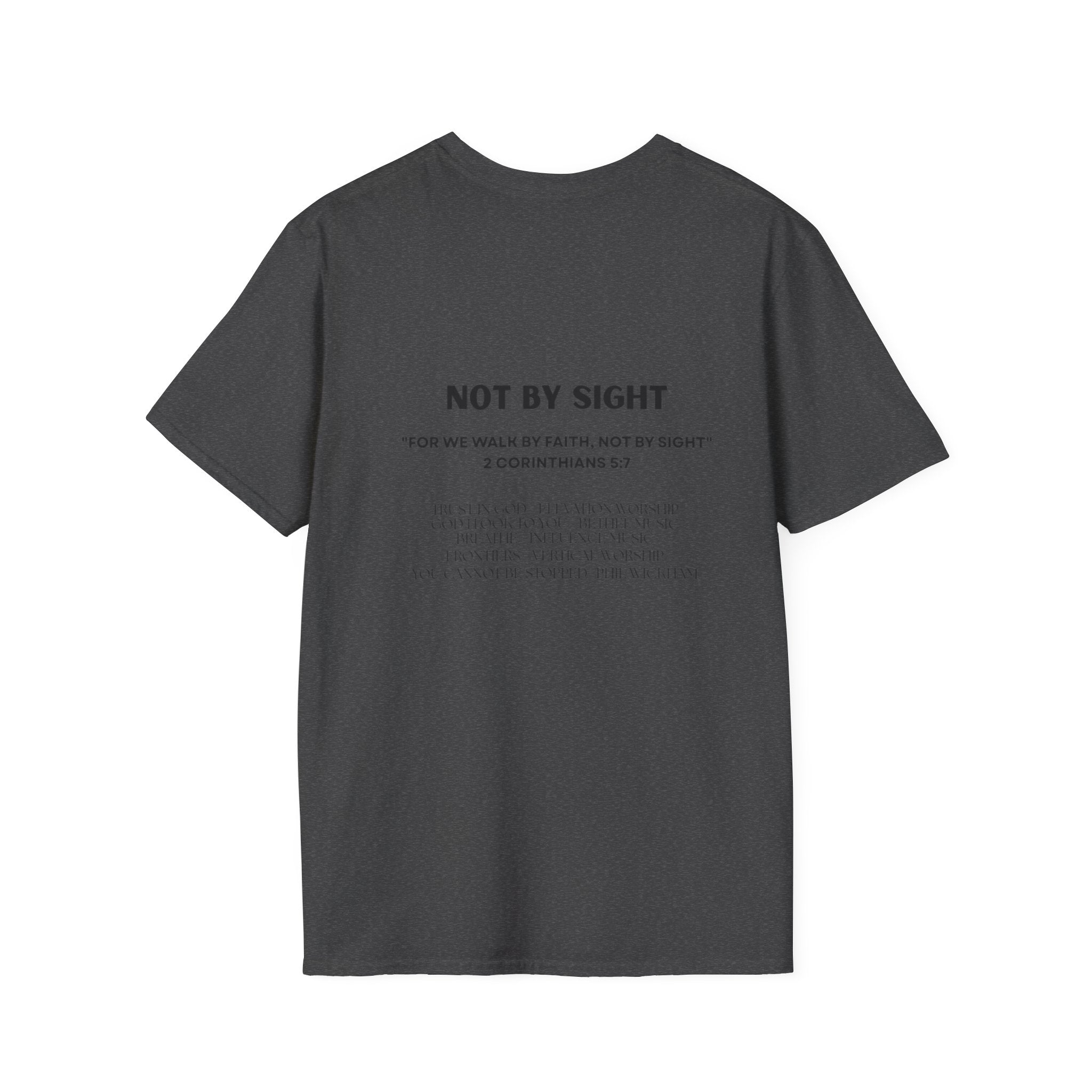 Walk By Faith T-Shirt — "Walk by Faith Not By Sight" Inspirational Christian Tee