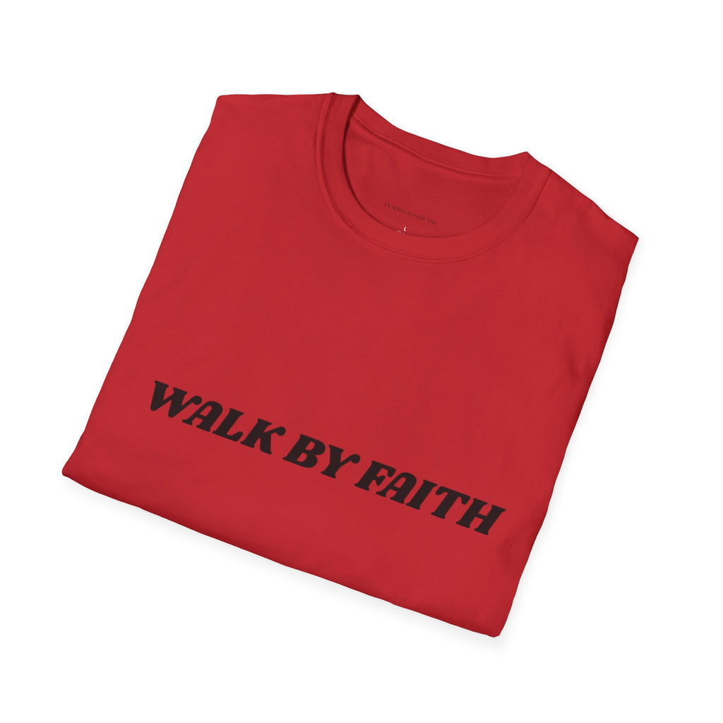 Walk By Faith T-Shirt — "Walk by Faith Not By Sight" Inspirational Christian Tee