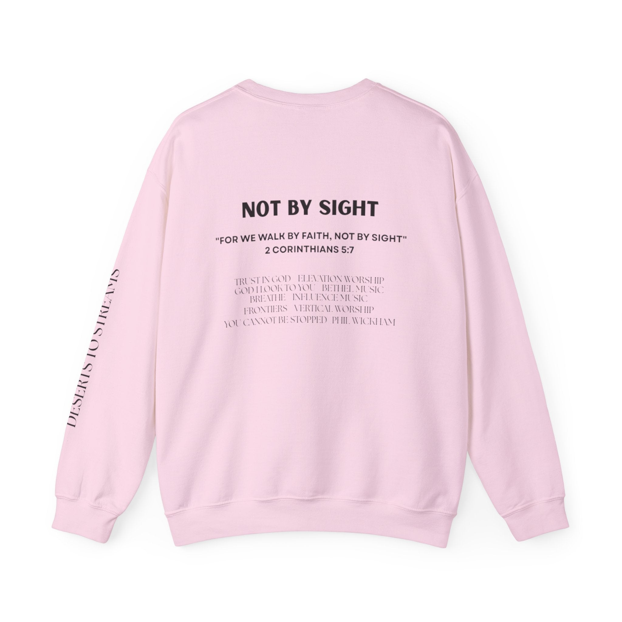 "Walk By Faith, Not by Sight" Sweatshirt —  Christian Crewneck