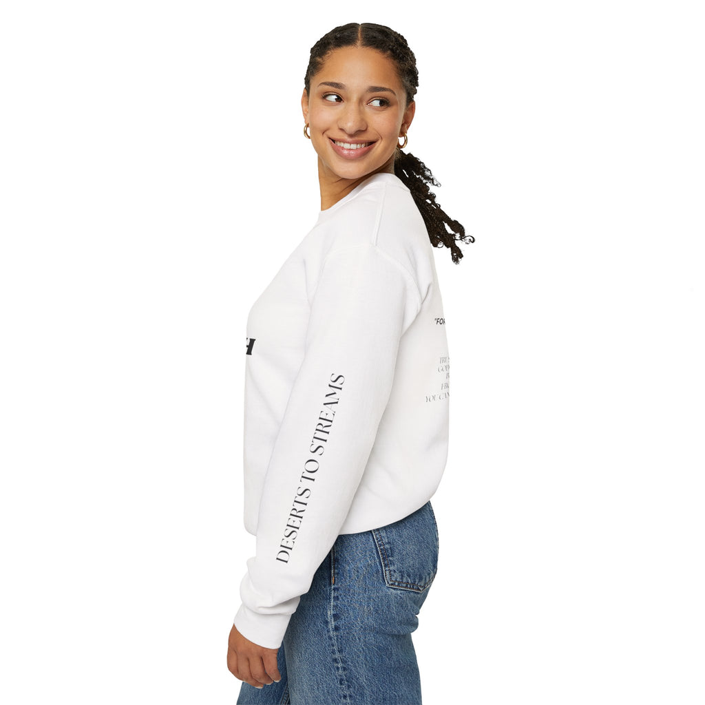 "Walk By Faith, Not by Sight" Sweatshirt —  Christian Crewneck