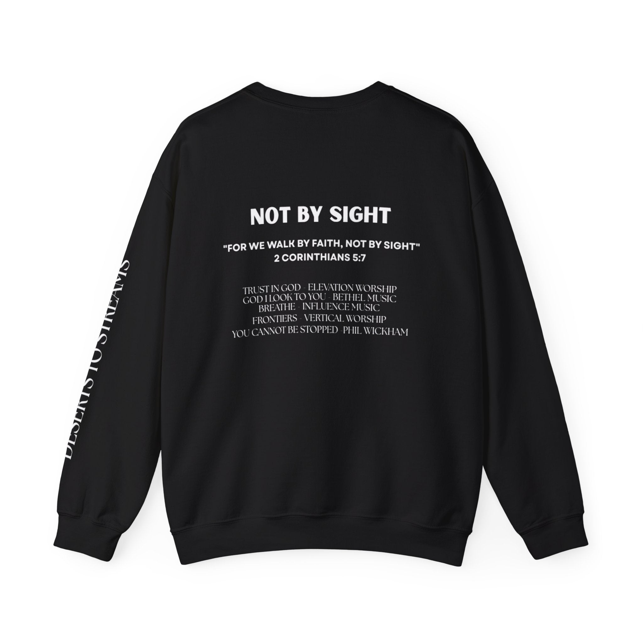 "Walk By Faith, Not by Sight" Sweatshirt —  Christian Crewneck