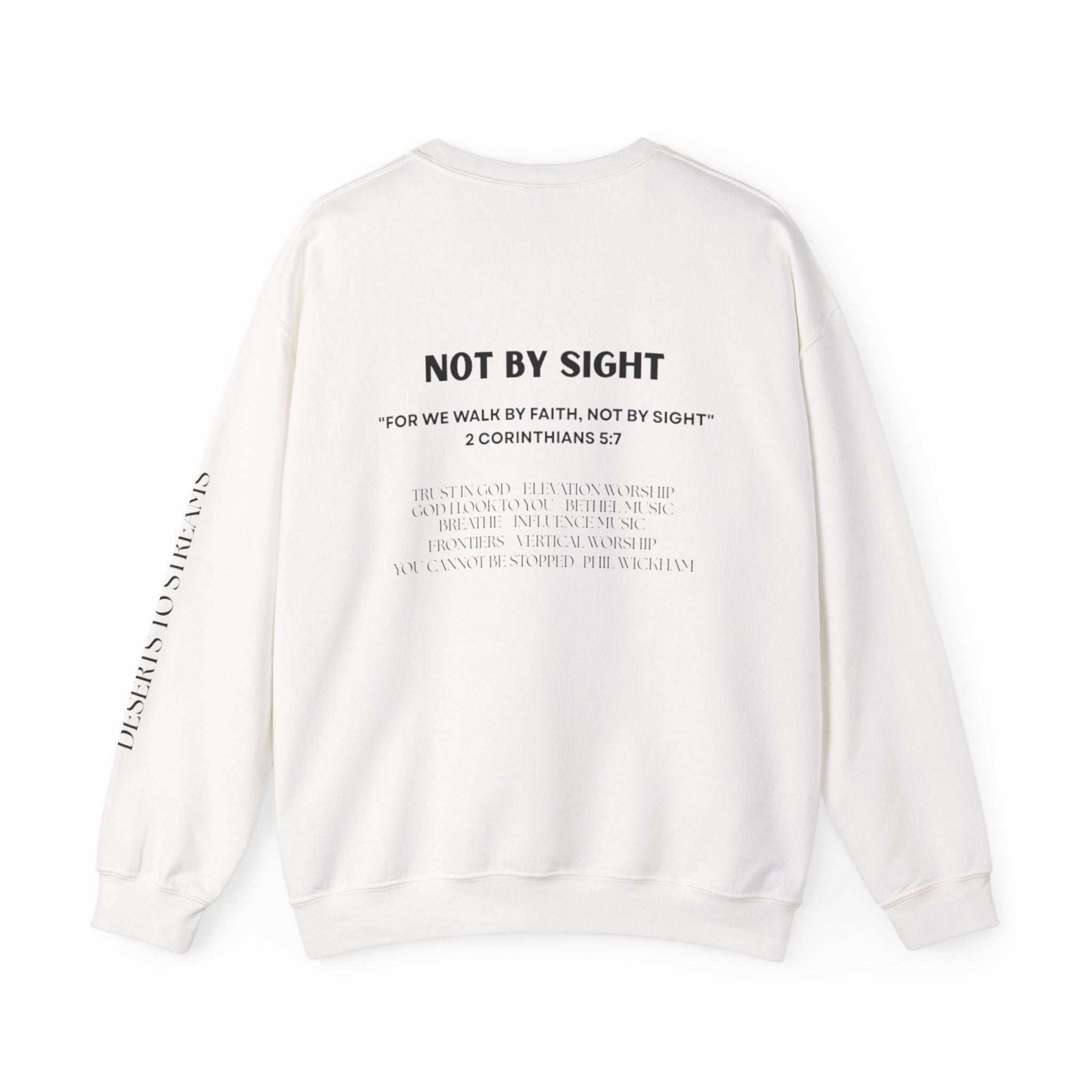 "Walk By Faith, Not by Sight" Sweatshirt —  Christian Crewneck