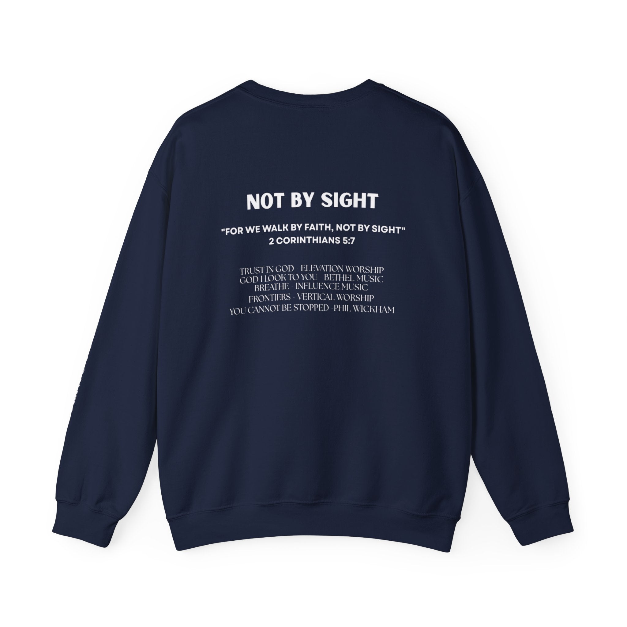 "Walk By Faith, Not by Sight" Sweatshirt —  Christian Crewneck