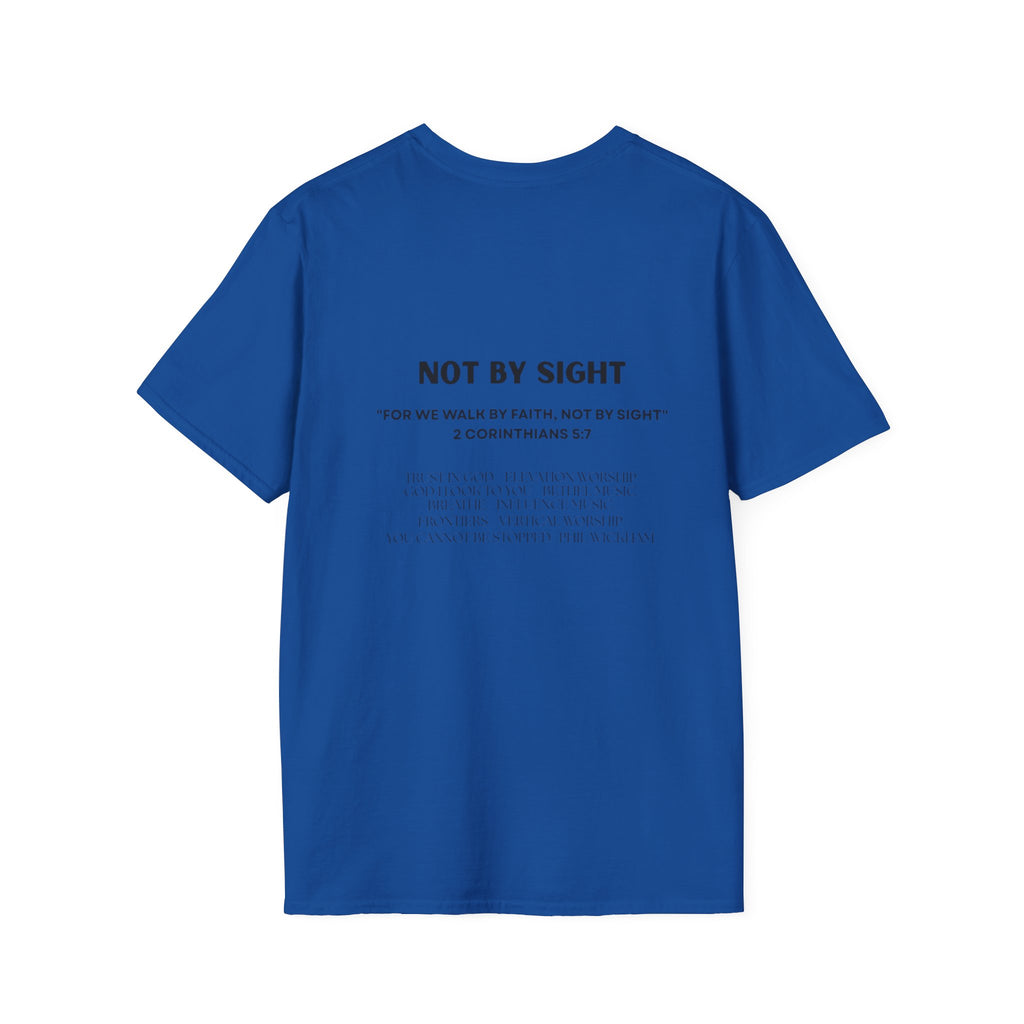 Walk By Faith T-Shirt — "Walk by Faith Not By Sight" Inspirational Christian Tee