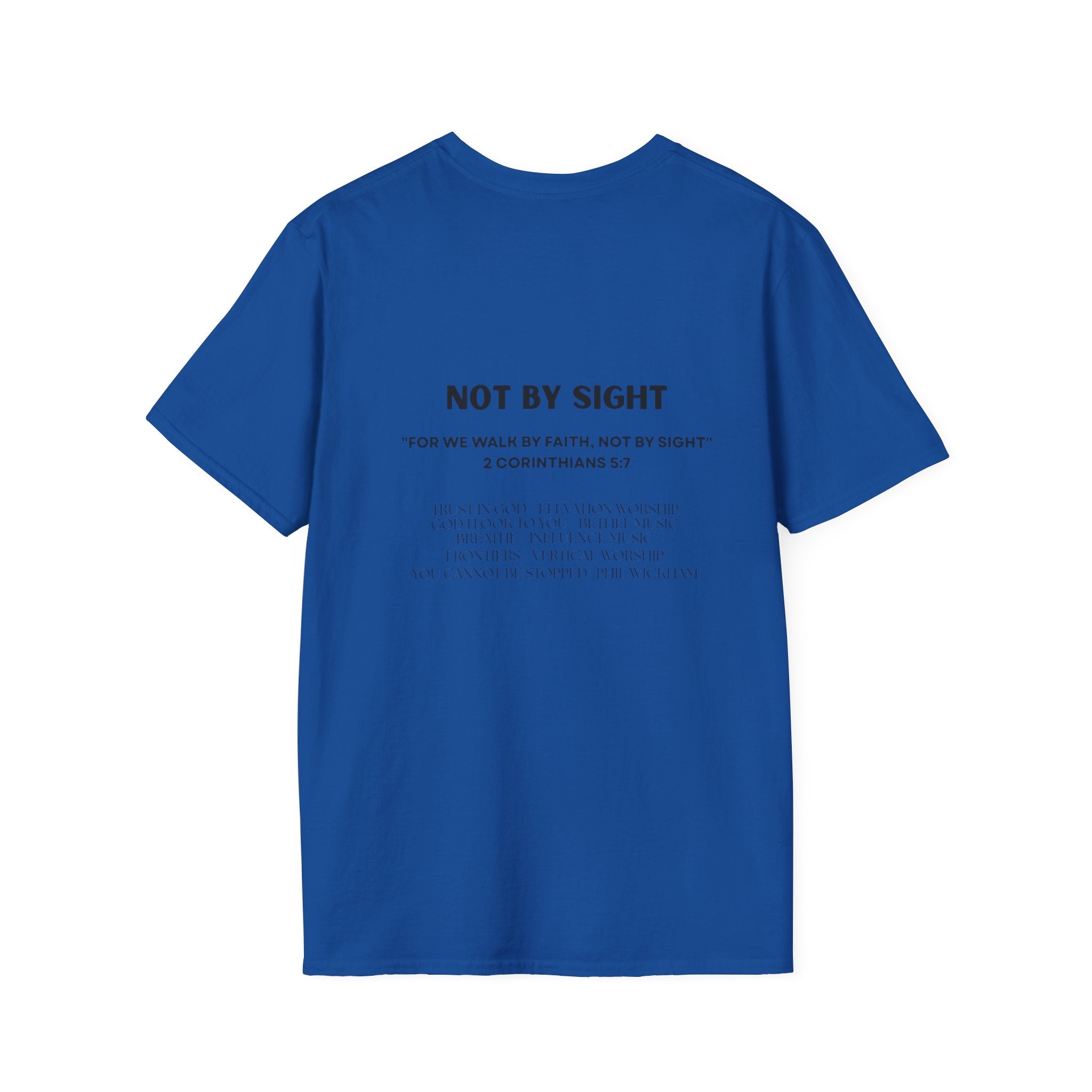 Walk By Faith T-Shirt — "Walk by Faith Not By Sight" Inspirational Christian Tee