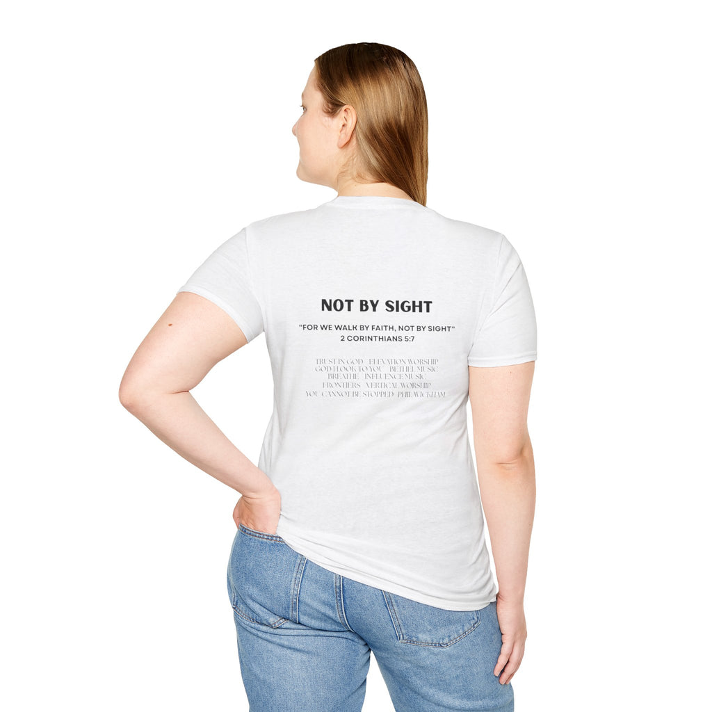 Walk By Faith T-Shirt — "Walk by Faith Not By Sight" Inspirational Christian Tee